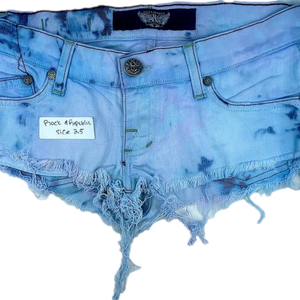 Rock & republic upcycled denim shorts size 25